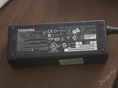 Лот: 236472. Фото: 1. Toshiba ac/dc adapter 19V 3,95A. Другое (комплектующие)