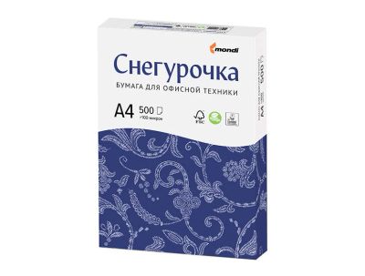 Лот: 17851883. Фото: 1. Бумага офисная A4 "Снегурочка... Бумага