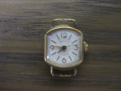 Лот: 19213412. Фото: 1. Часы наручные механические позолоченные... Драгоценные наручные часы