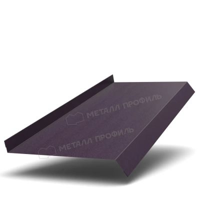 Лот: 24041003. Фото: 1. Планка отлива 240х30х2000 (VALORI-20-Violet-0... Фасадные материалы, сайдинг