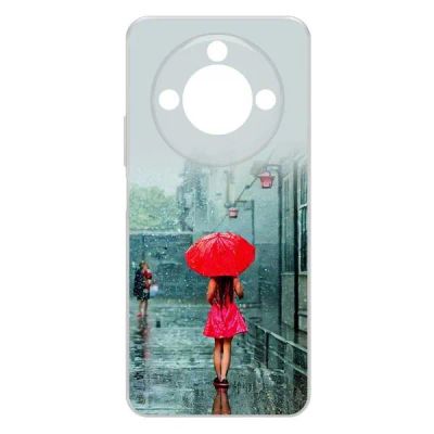 Лот: 25086595. Фото: 1. Чехол Krutoff Clear Case "Красный... Чехлы, бамперы