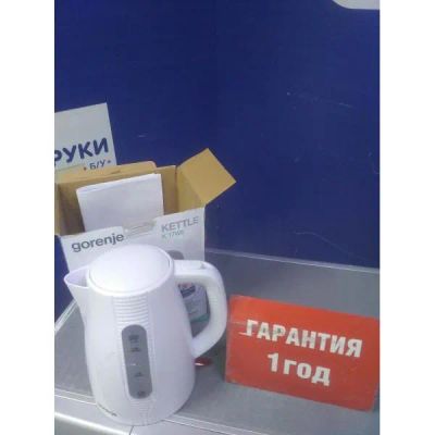 Лот: 25722725. Фото: 1. Чайник Gorenje K17WII. Чайники, кофемашины, кулеры