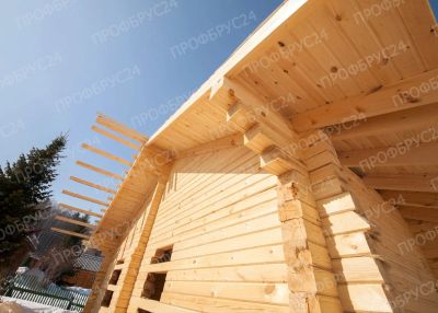 Лот: 11056783. Фото: 1. Сруб бани, дома 6х9 из бруса 150х150... Срубы, бани, дома