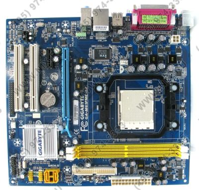 Лот: 10106095. Фото: 1. Материнская плата AM2 Gigabyte... Материнские платы