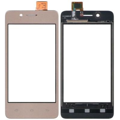 Лот: 12067540. Фото: 1. Тачскрин Micromax Q402 Золото. Дисплеи, дисплейные модули, тачскрины