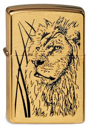 Лот: 6842155. Фото: 1. Зажигалка Zippo Зиппо "Лев". Зажигалки, спички, пепельницы