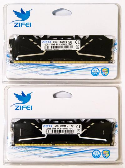 Лот: 14396480. Фото: 1. DDR3 16GB 2x8GB PC3-14900S 1866MHz... Оперативная память