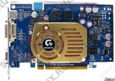 Лот: 1492043. Фото: 1. gigabyte gv-nx66t128d. Видеокарты