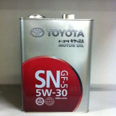 Лот: 12589176. Фото: 1. Моторное масло Toyota 5W30 SN... Масла, жидкости