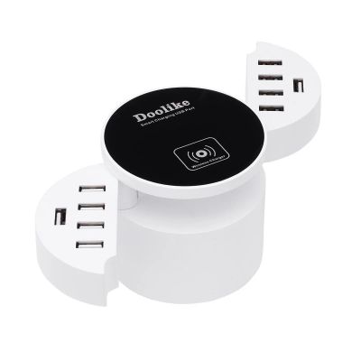 Лот: 22150336. Фото: 1. СЗУ DOOLIKE 10USB 8.2A WIRELESS... Зарядные устройства, блоки питания, адаптеры сетевые для смартфонов