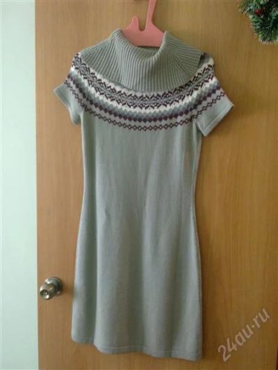 Лот: 2496833. Фото: 1. вязаное платье р-р 44. Платья