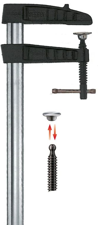 Лот: 8595193. Фото: 1. Струбцина 2500/120 мм Bessey BE-TGK250-2K... Ручной инструмент