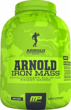 Лот: 3690204. Фото: 1. Гейнер Iron Mass Arnold Series... Спортивное питание, витамины