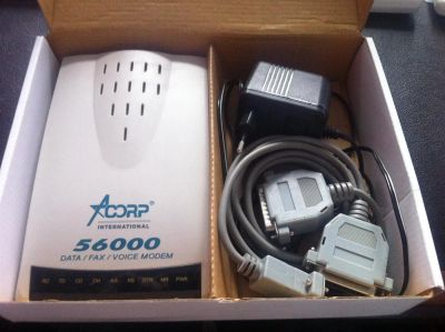 Лот: 3815195. Фото: 1. Acorp 56000. Проводные модемы
