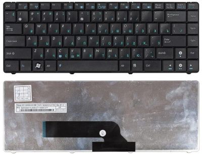 Лот: 9951353. Фото: 1. Клавиатура для ноутбука Asus k40... Клавиатуры для ноутбуков