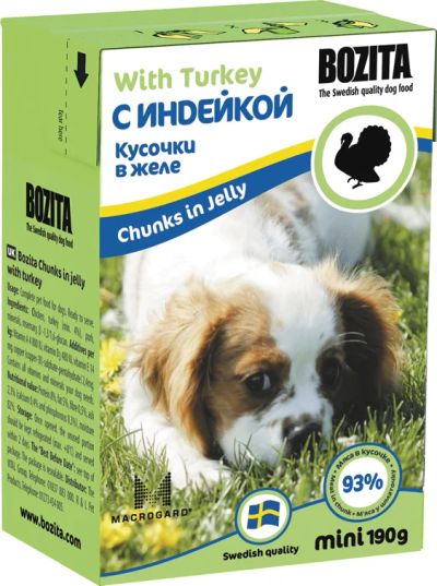 Лот: 5147576. Фото: 1. Мясные кусочки в желе с Индейкой... Корма