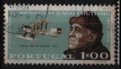 Лот: 7051622. Фото: 1. Португалия 1969г авиация. Марки