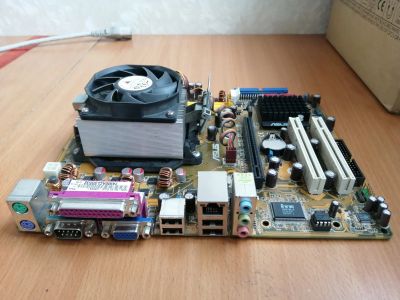 Лот: 13711799. Фото: 1. Мат. плата Asus M2N-MX SE PLUS... Материнские платы