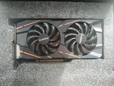 Лот: 16400632. Фото: 1. Видеокарта Gigabyte RX 480 4GB... Видеокарты