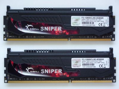 Лот: 11851314. Фото: 1. 8Gb (2 x 4Gb) G.SKILL Sniper PC3-12800... Оперативная память