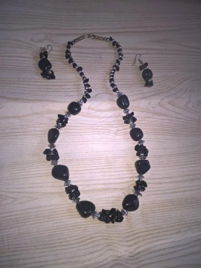 Лот: 9806427. Фото: 1. Серьги + колье. Комплекты изделий