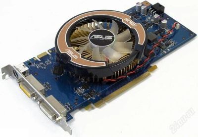Лот: 1469419. Фото: 1. видеокарта geforce asus en9600gt... Видеокарты