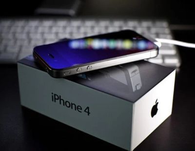 Лот: 4073202. Фото: 1. iPhone 4 16Gb черный обмен на... Смартфоны