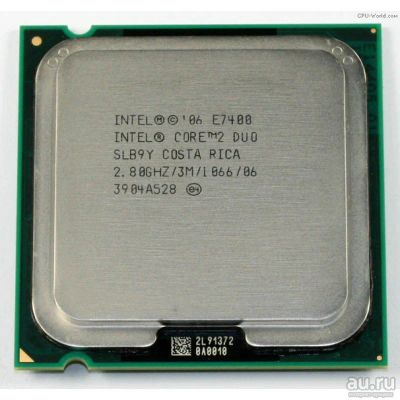 Лот: 14700518. Фото: 1. процессор Intel Core 2 Duo E 7400... Процессоры