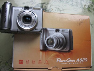Лот: 3529750. Фото: 1. Фотоаппарат Canon-PowerShot A620... Цифровые компактные