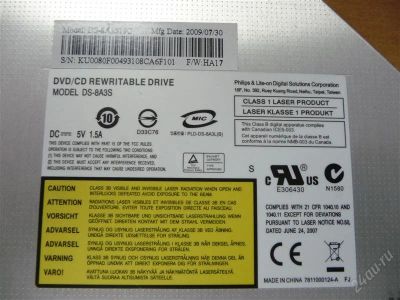 Лот: 1291576. Фото: 1. Оптический привод DVD-RW Philips... Приводы CD, DVD, BR, FDD