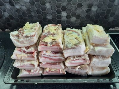 Лот: 17383021. Фото: 1. Сало соленое домашнее. Мясо, птица, яйцо
