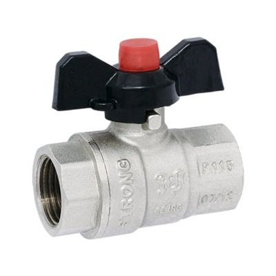 Лот: 24078514. Фото: 1. Кран для воды, 1/2", г-г, ручка-бабочка... Запорная и предохранительная арматура