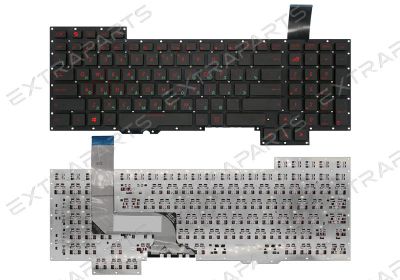 Лот: 16347652. Фото: 1. Клавиатура ASUS G751 (RU) черная. Клавиатуры для ноутбуков