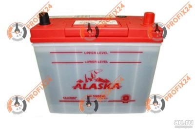 Лот: 13288868. Фото: 1. Аккумулятор ALASKA MF 55B24 45... Аккумуляторы