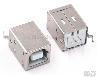Лот: 13623369. Фото: 1. Разъём гнездо USB type B, USB... Разъёмы