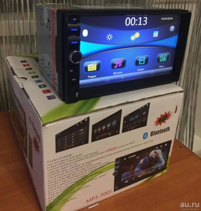 Лот: 9150168. Фото: 1. 2 DIN 7 дюймов - FM/MP5/USB/AUX... Автомагнитолы