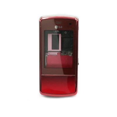Лот: 12057996. Фото: 1. Корпус LG KF510 Красный. Корпуса, клавиатуры, кнопки