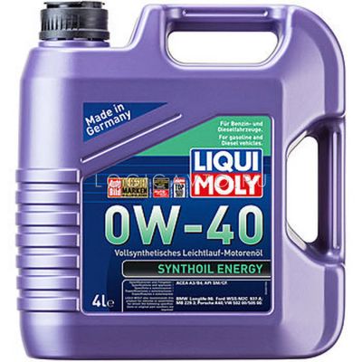Лот: 12307956. Фото: 1. Liqui Moly Synthoil Energy, 0W-40... Масла, жидкости