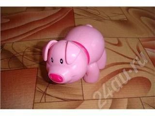 Лот: 372974. Фото: 1. Погремушка веселая хрюшка. Другое (дети растут)