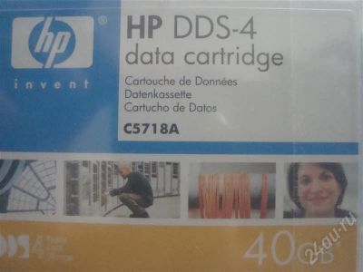 Лот: 411558. Фото: 1. картриджи hp для стримера 40Гб... СХД