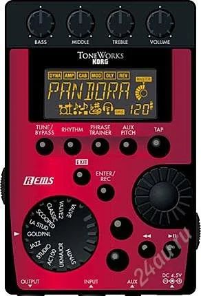 Лот: 2128878. Фото: 1. KORG PANDORA PX4B басс гитарный... Гитарные эффекты и комбоусилители