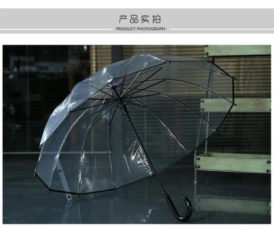 Лот: 8950913. Фото: 1. Зонт прозрачный. Зонты