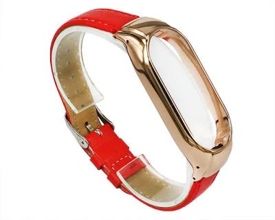 Лот: 20886339. Фото: 1. Ремешок Xiaomi Mi Band 7 leather... Смарт-часы, фитнес-браслеты, аксессуары