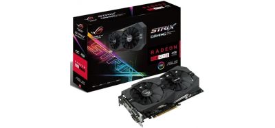 Лот: 11072503. Фото: 1. Видеокарта Asus Strix RX570-4G... Видеокарты