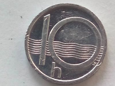 Лот: 18747744. Фото: 1. Монета Чехии 10 геллеров, 2002. Европа