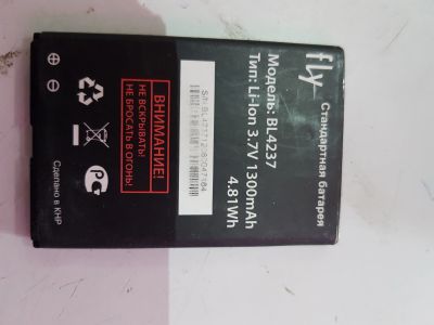 Лот: 11632478. Фото: 1. fly 4237 акб новая. Аккумуляторы