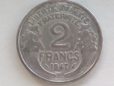 Лот: 19112922. Фото: 1. Монета Франции 2 франка 1947. Европа