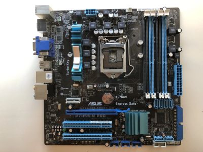 Лот: 25710943. Фото: 1. MB ASUS P7H55-M Pro (iH55). Материнские платы