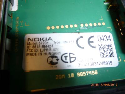 Лот: 4215218. Фото: 1. плата смартфон Nokia 6720c живая. Микросхемы и платы