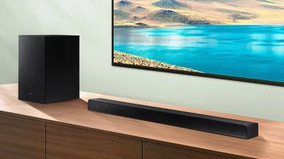 Лот: 20940579. Фото: 1. Саундбар samsung hw-b550. Домашние кинотеатры